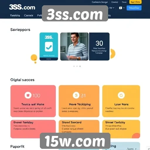 Recursos e funcionalidades do site 3ss.com